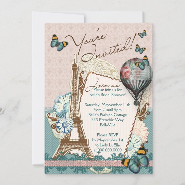 Invitations baby shower (Devant)