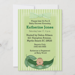Invitations Baby showers africains américains