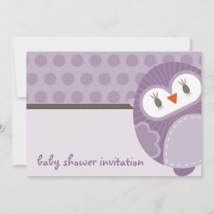 INVITATIONS baby showers :: dancing owl 1L
