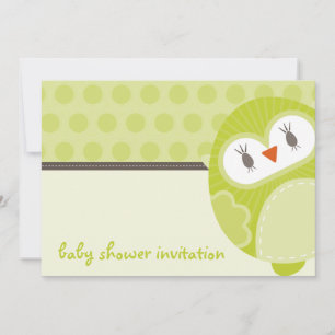 INVITATIONS baby showers :: dancing owl 2L