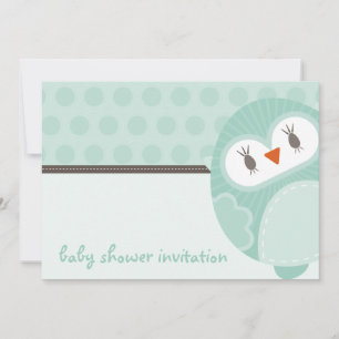INVITATIONS baby showers :: dancing owl 3L