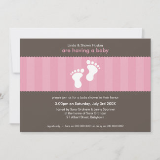 INVITATIONS baby showers :: happy pieds 1L