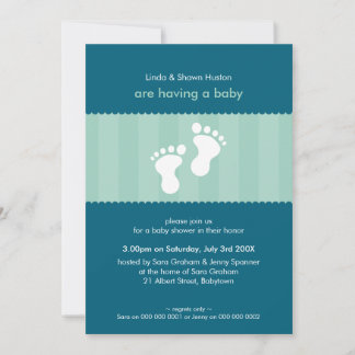 INVITATIONS baby showers :: happy pieds 9P