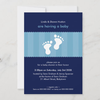 INVITATIONS baby showers :: joyeux pieds 3P