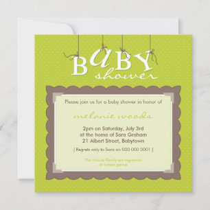 INVITATIONS baby showers :: lettres pour bébé 2SQ