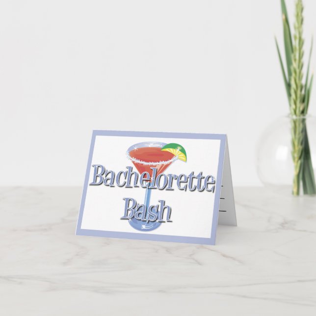 Invitations Bachelorette Bash (Devant)