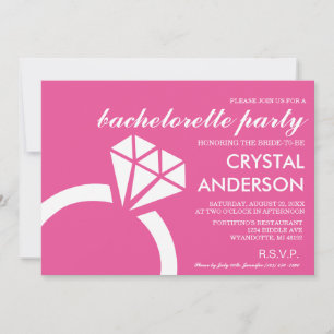 Invitations Bachelorette   MARIAGE