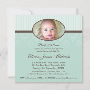 Invitations BAPTISM :: béni 1SQ