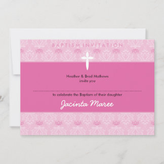 INVITATIONS BAPTISME STYLISH :: jolie 2aL