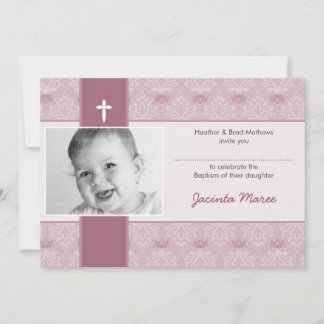 INVITATIONS BAPTISME STYLISH :: jolie 8aL