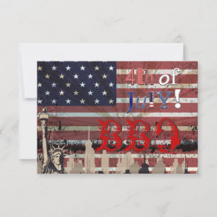 Invitations BBQ PixDezines, 4 juillet