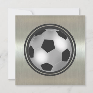 Invitations Black and Silver Team