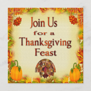 Invitations Bons thanksgivings