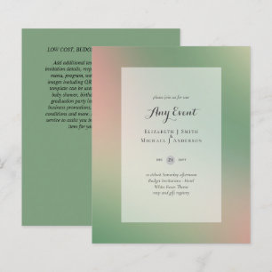 INVITATIONS BUDGÉTAIRES - TOUT ÉVÉNEMENT - GreenAb