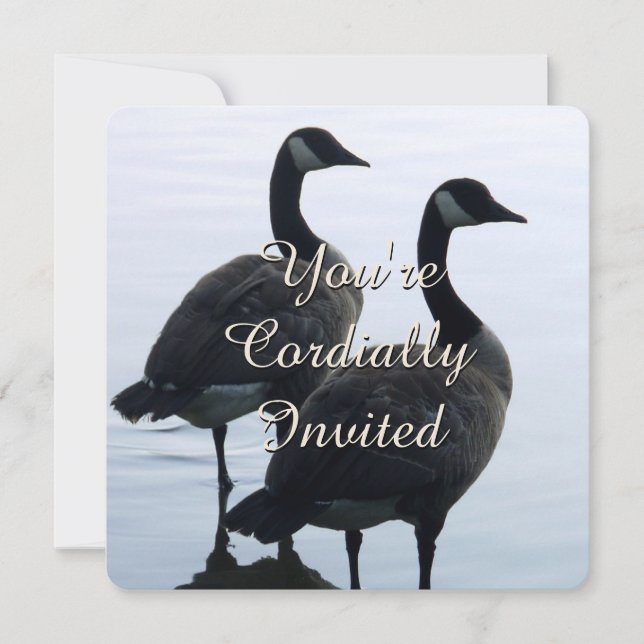 Invitations canadiennes Personnalisé Canada Goose  (Devant)