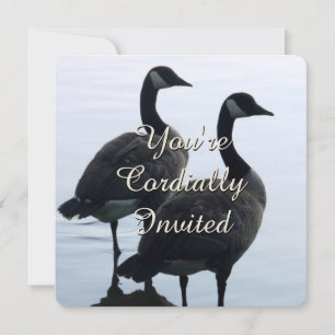 Invitations canadiennes Personnalisé Canada Goose