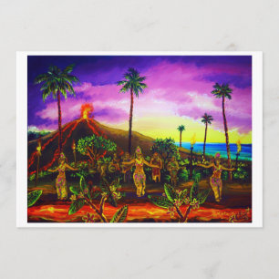 Invitations CBjork Lava Luau