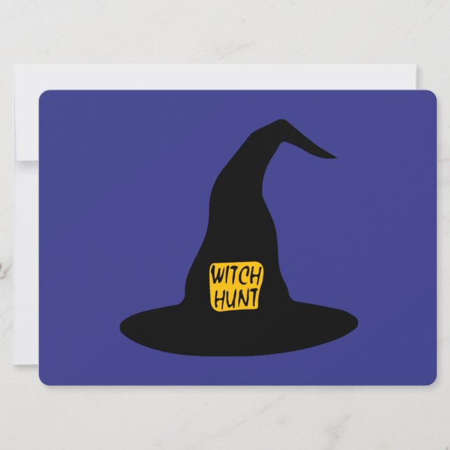 INVITATIONS - CHASSE AUX SORCIÈRES  (Devant)