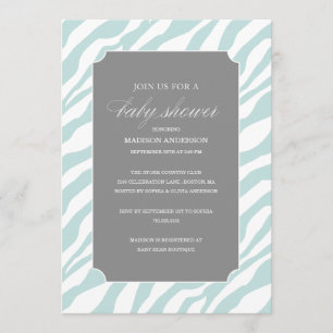 INVITATIONS CHICS DE BABY SHOWER DE LA DOUCHE