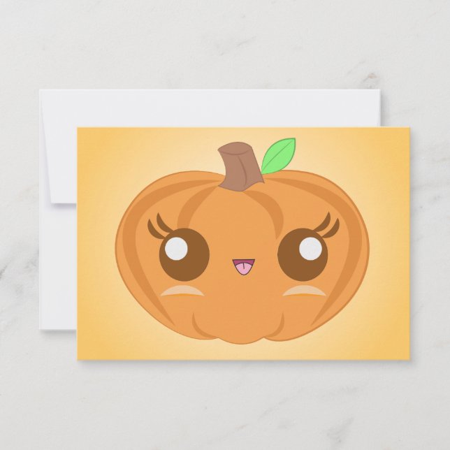 Invitations Citrouilles (Devant)