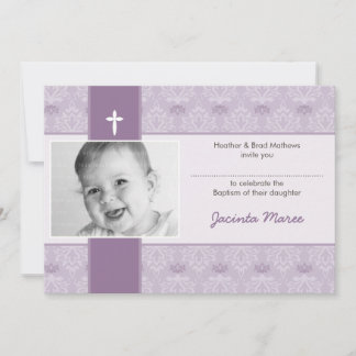 INVITATIONS CLASSY BAPTISM :: jolie 5L
