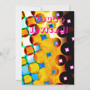 Invitations colorées