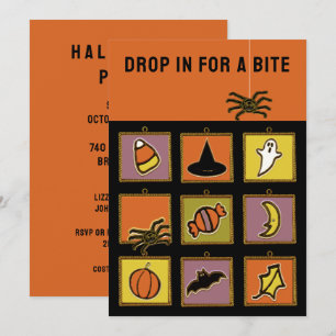 Invitations créatives de la fête d'Halloween