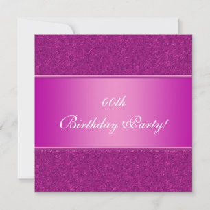 Invitations Customisées à la fête d'anniversaire