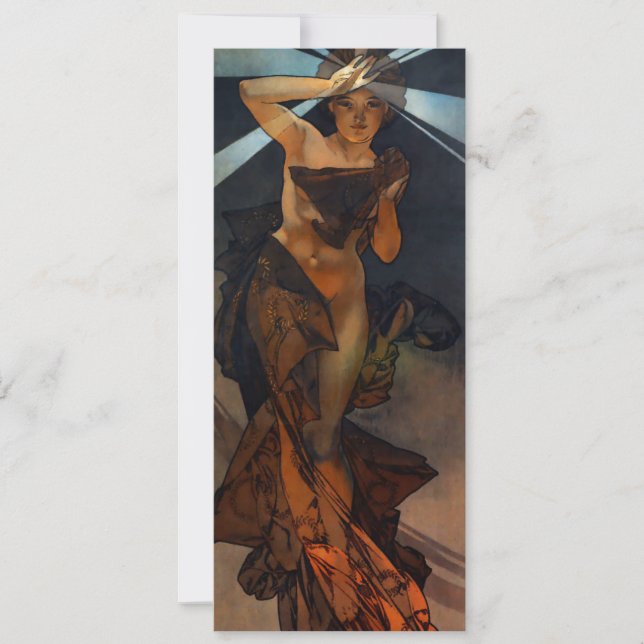 Invitations d'Alphonse Mucha Morning Star (Devant)