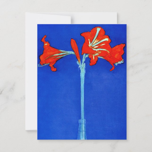 Invitations d'amaryllis de Mondrian (Devant)