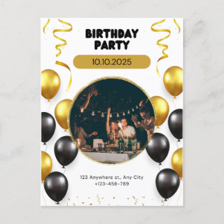 Invitations d'anniversaire