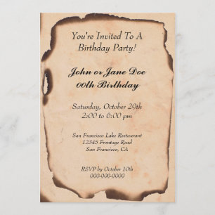 Invitations d'anniversaire