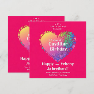 Invitations d'anniversaire