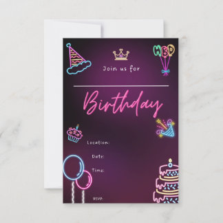 Invitations d'anniversaire