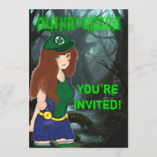 Invitations d'anniversaire Alana Green