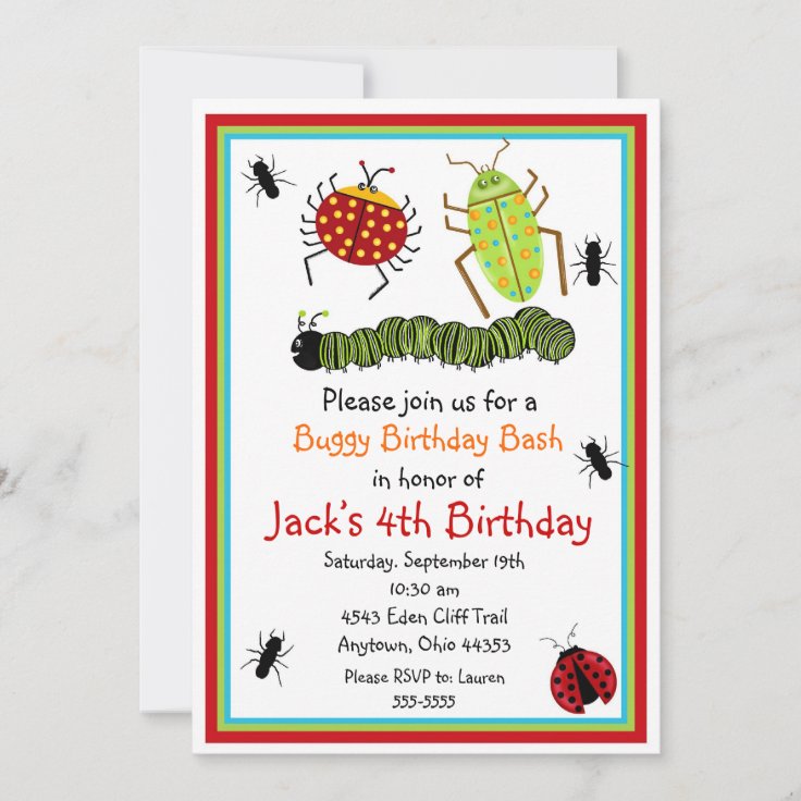 Invitations D Anniversaire De Bogues Zazzle Fr