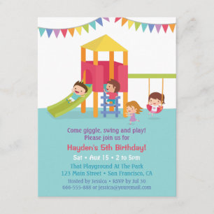 Invitations d'Anniversaire de enfant de la partie 