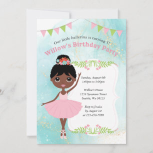 Invitations d'anniversaire de fille