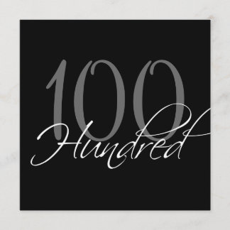 Invitations d'anniversaire de gris noir formel