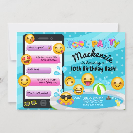 Invitations D Anniversaire De Reception Au Bord De Zazzle Fr