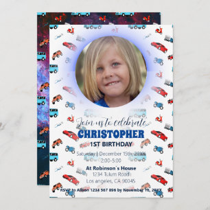 Invitations d'anniversaire de voiture classique