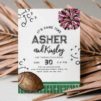 Invitations d'anniversaire pour le football en com