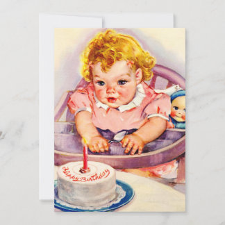 Invitations d'anniversaire vintage
