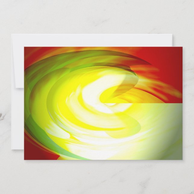 Invitations d'art Abstrait (Devant)