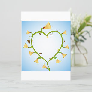 Invitations d'art des fleurs de printemps