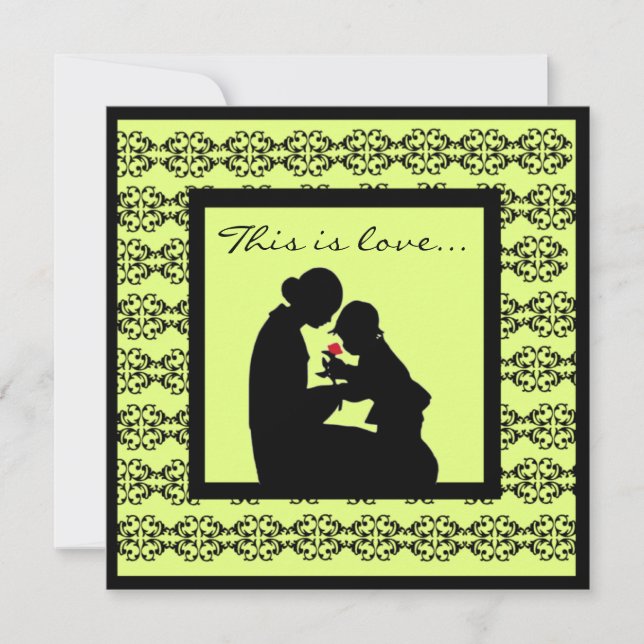 Invitations de baby shower d'adoption d'enfant de (Devant)