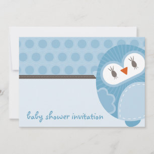 INVITATIONS DE BABY SHOWER : : hibou 5L de danse