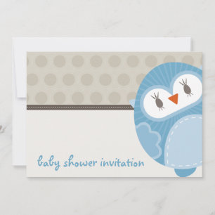 INVITATIONS DE BABY SHOWER : : hibou 8L de danse