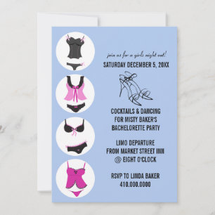 Invitations de Bachelorette Party