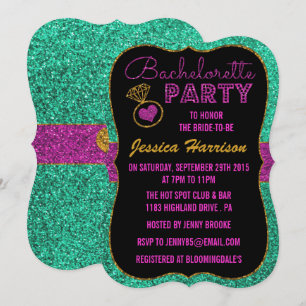 Invitations de Bachelorette Party - Effet Parties 